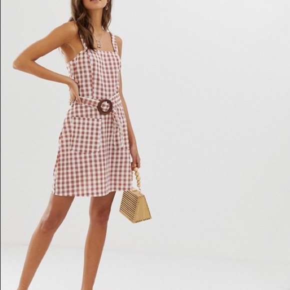 gingham sundress